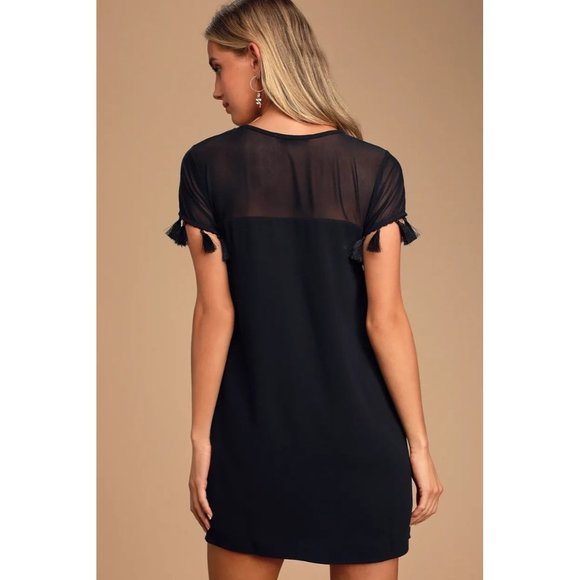 Lulus Iced Latte Black Shift Dress - XL - Picture 4 of 10